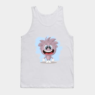 Crazy Cartoon Boy Tank Top